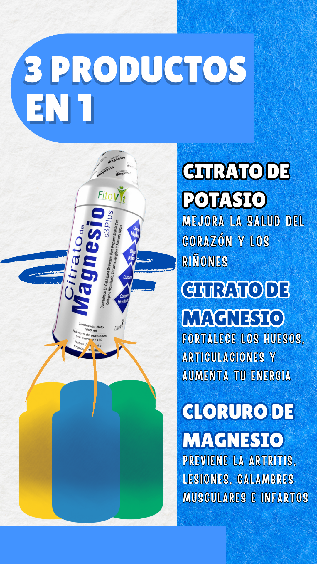 CITRATO DE MAGNESIO X1.000 ML FITOVIT